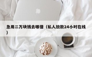 急用二万块钱去哪借（私人放款24小时在线）