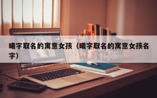 曦字取名的寓意女孩（曦字取名的寓意女孩名字）