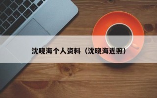 沈晓海个人资料（沈晓海近照）