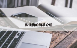 陈仙梅的简单介绍