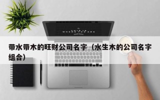 带水带木的旺财公司名字（水生木的公司名字组合）