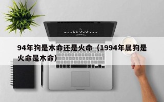 94年狗是木命还是火命（1994年属狗是火命是木命）