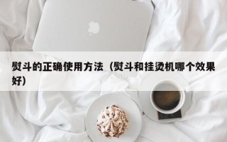 熨斗的正确使用方法（熨斗和挂烫机哪个效果好）