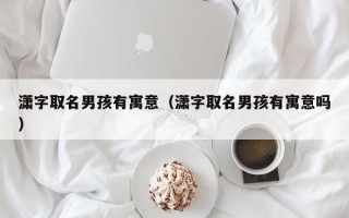 潇字取名男孩有寓意（潇字取名男孩有寓意吗）