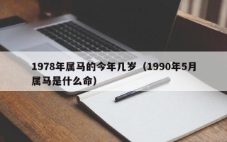 1978年属马的今年几岁（1990年5月属马是什么命）