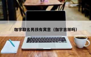 珈字取名男孩有寓意（伽字吉祥吗）