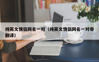 纯英文情侣网名一对（纯英文情侣网名一对带翻译）