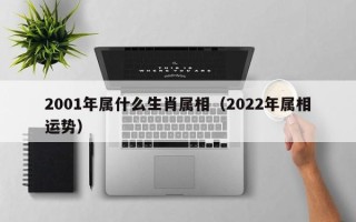 2001年属什么生肖属相（2022年属相运势）