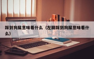 踩到狗屎意味着什么（左脚踩到狗屎意味着什么）