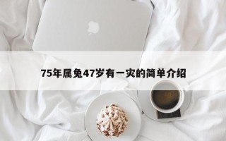 75年属兔47岁有一灾的简单介绍