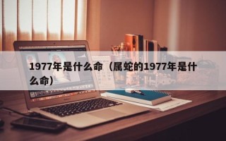 1977年是什么命（属蛇的1977年是什么命）