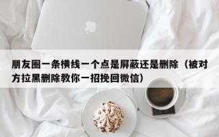 朋友圈一条横线一个点是屏蔽还是删除（被对方拉黑删除教你一招挽回微信）