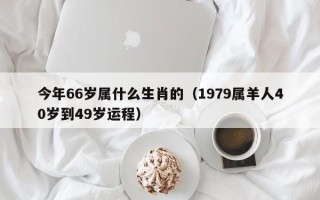 今年66岁属什么生肖的（1979属羊人40岁到49岁运程）