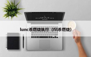 lunc币燃烧执行（fil币燃烧）