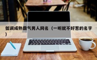 低调成熟霸气男人网名（一听就不好惹的名字）