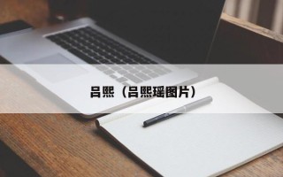 吕熙（吕熙瑶图片）