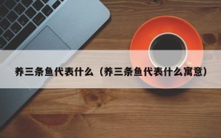 养三条鱼代表什么（养三条鱼代表什么寓意）