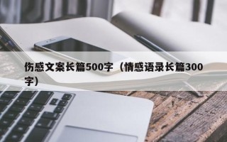 伤感文案长篇500字（情感语录长篇300字）