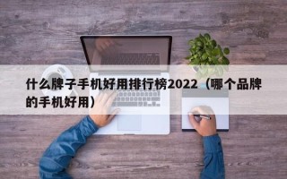 什么牌子手机好用排行榜2022（哪个品牌的手机好用）