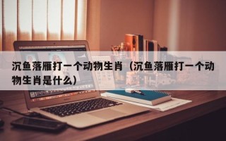 沉鱼落雁打一个动物生肖（沉鱼落雁打一个动物生肖是什么）