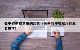 关于竹子有意境的起名（关于竹子有意境的起名三字）