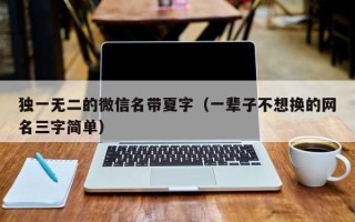 独一无二的微信名带夏字（一辈子不想换的网名三字简单）