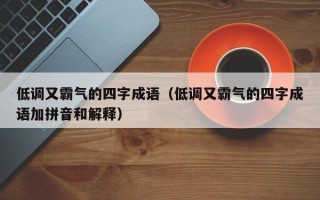 低调又霸气的四字成语（低调又霸气的四字成语加拼音和解释）