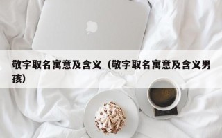 敬字取名寓意及含义（敬字取名寓意及含义男孩）