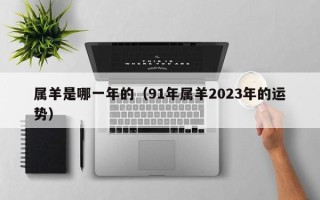 属羊是哪一年的（91年属羊2023年的运势）