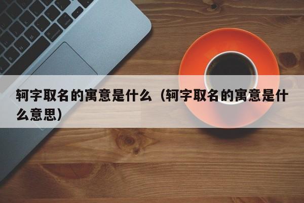 轲字取名的寓意是什么（轲字取名的寓意是什么意思）